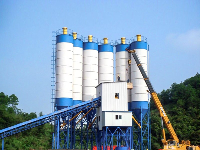 混（hún）凝土攪拌站HZS360